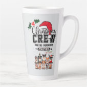Weihnachts-Crew Hund Latte Tasse (Rechts)