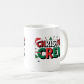 Weihnachts-Crew Kaffeetasse (VorderseiteRechts)