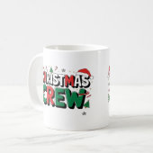 Weihnachts-Crew Kaffeetasse (Vorderseite Links)