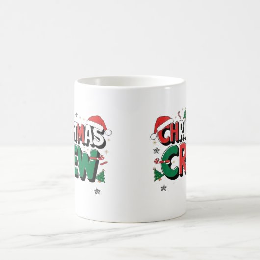 Weihnachts-Crew Kaffeetasse (Mittel)