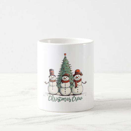 Weihnachts-Crew Kaffeetasse (Mittel)