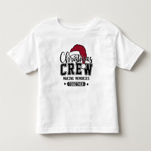 Weihnachts-Crew Kleinkind T-shirt (Vorderseite)