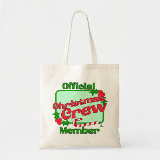 Weihnachts-Crew Mitglied Urlaub Familienspass Tragetasche