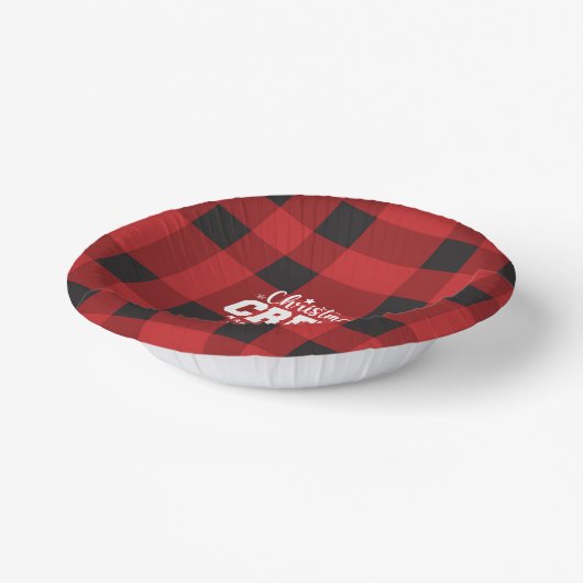 Weihnachts-Crew Pappteller (Gewinkelt)