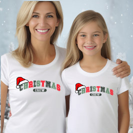 Weihnachts-Crew passt Familienfrauen T-Shirt