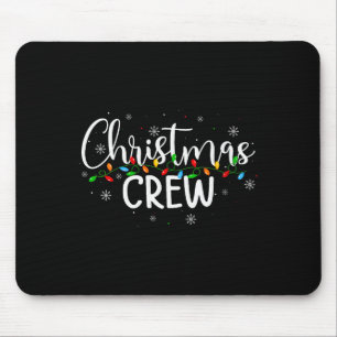 Weihnachts-Crew-Pyjamas für Frauen, passende Famil Mousepad