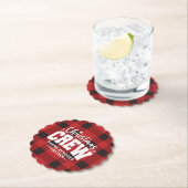 Weihnachts-Crew skallotiert Untersetzer (Vor Ort)