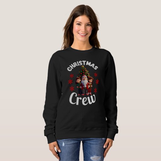 Weihnachts-Crew Sweatshirt (Vorne ganz)