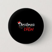 Weihnachts-Crew Weihnachts-Lichter Familie passend Button (Vorderseite)