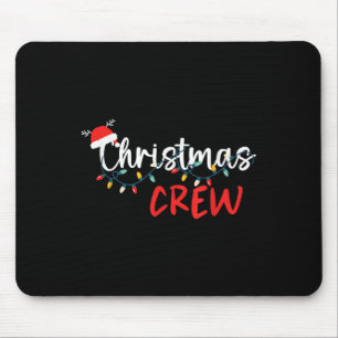 Weihnachts-Crew Weihnachts-Lichter Familie passend Mousepad