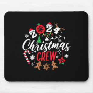 Weihnachts-Crew Weihnachts-Lichter Familie passend Mousepad