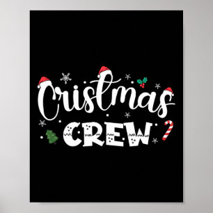 Weihnachts-Crew Weihnachtsfamilie Matching Group X Poster