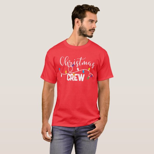 Weihnachts-Crew, Weihnachtsfamilie Party T-Shirt (Vorne ganz)