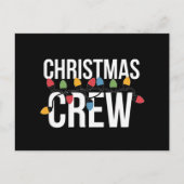 Weihnachts-Crew Weihnachtsfeiertag Postkarte (Vorderseite)