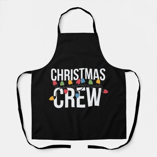 Weihnachts-Crew Weihnachtsfeiertag Schürze (Vorderseite)