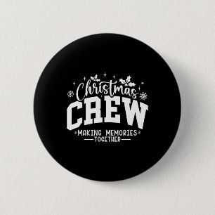 Weihnachts-Crew Wiedersehen Graphic Xmas Holiday Button