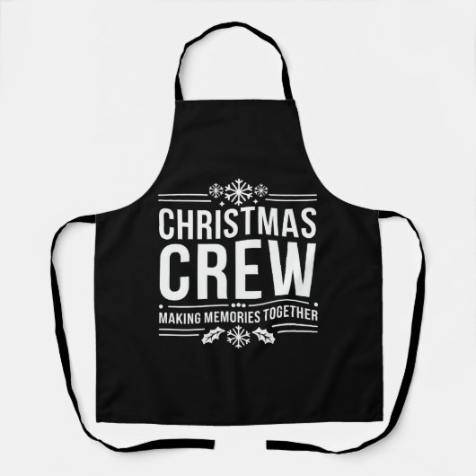Weihnachts-Crew Wiedersehen Graphic Xmas Holiday Schürze (Vorderseite)