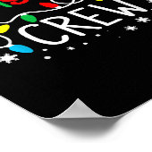 Weihnachts-Crew Xmas PJ Weihnachtsfamilie Matching Poster (Ecke)