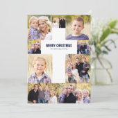 Weihnachts Cross Foto Collage MultiFoto Weihnachte (Stehend Vorderseite)