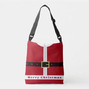Weihnachts-Crossbody Bag Weihnachtsmann Geschenke Tragetaschen Mit Langen Trägern