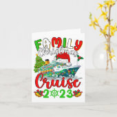 Weihnachts-Cruise Squad 2023 Weihnachten Karte (Gelbe Blume)