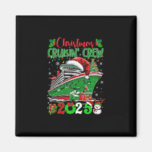 Weihnachts-Cruisin-Crew 2025 passende Familienkreu Magnet