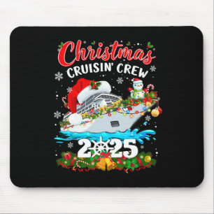 Weihnachts-Cruisin-Crew 2025 passende Familienkreu Mousepad