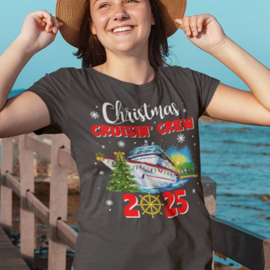 Weihnachts-Cruisin-Crew Custom Ship Tri-Blend Shirt
