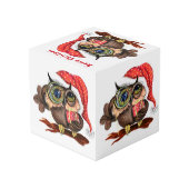 Weihnachts-Cube-Geschenk Babyschale mit Gifta Würfel (Rückseite Schrägansicht)