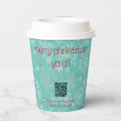 Weihnachts-Cup - Funky Christmas Tree Pappbecher (Rückseite)