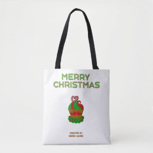 Weihnachts-Cupcake-All-Over-Print-Tragetasche Tasche