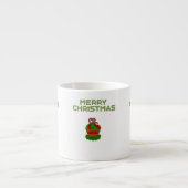 Weihnachts Cupcake Espresso Tasse (Vorderseite)