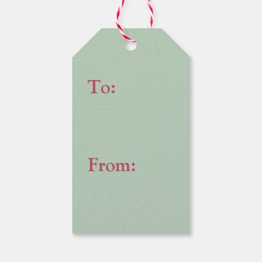 Weihnachts Cupcake Geschenktasten Geschenkanhänger (Rückseite)