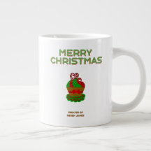 Weihnachts-Cupcake-Jumbo-Mug