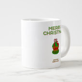 Weihnachts-Cupcake-Jumbo-Tasse Jumbo-Tasse (Vorderseite Rechts)