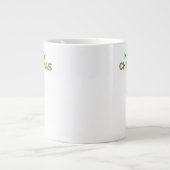 Weihnachts-Cupcake-Jumbo-Tasse Jumbo-Tasse (Vorderseite)