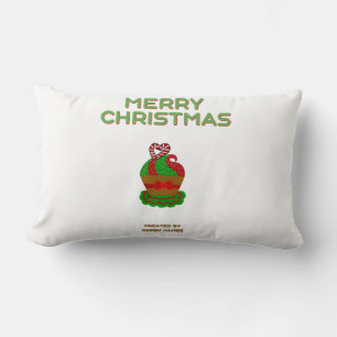 Weihnachts Cupcake Lumbar Kissen