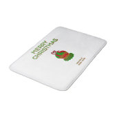 Weihnachts Cupcake Medium Bath Mat Badematte (Schrägansicht)