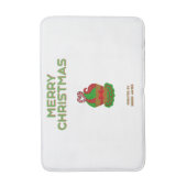 Weihnachts Cupcake Medium Bath Mat Badematte (Vorderseite Vertikal)