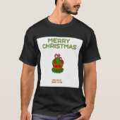 Weihnachts-Cupcake Men's Black Basic T-Shirt (Vorderseite)