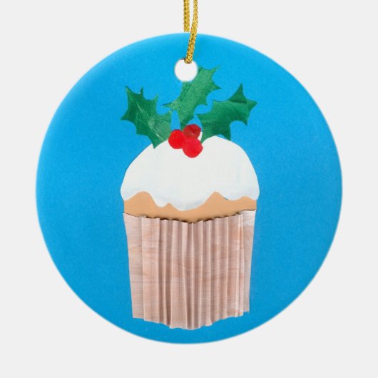 Weihnachts Cupcake Ornament (Vorne)
