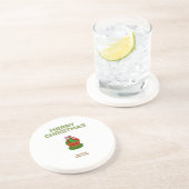 Weihnachts Cupcake Sandstone Untersetzer (Seite)