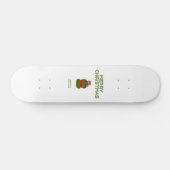 Weihnachts-Cupcake-Skateboard Skateboard (Horizontal)