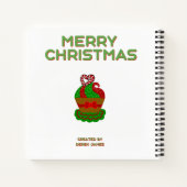 Weihnachts Cupcake Spiral Notebook Notizblock (Rückseite)