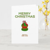 Weihnachts Cupcake Standard-Grußkarte Karte (Gelbe Blume)