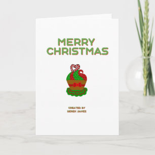 Weihnachts Cupcake Standard-Grußkarte Karte
