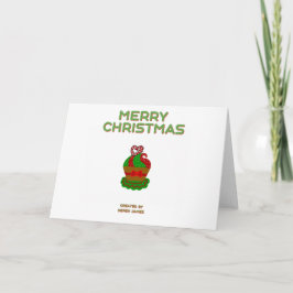 Weihnachts Cupcake Standard-Grußkarte Karte