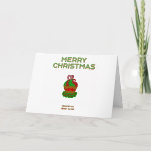 Weihnachts Cupcake Standard-Grußkarte Karte