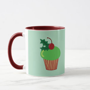 Weihnachts-Cupcake Tasse