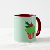 Weihnachts-Cupcake Tasse (VorderseiteRechts)